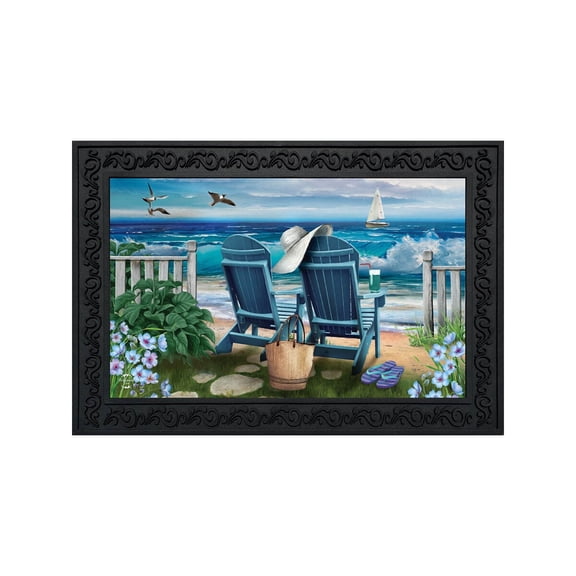 Briarwood Lane Doormat 30x18 Indoor Outdoor Seaside Escape Summer For Summer Doormat