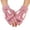 Pink, variant on Warm Winter Knit Fingerless Gloves for women with Flip-Top Mittens Convertible Fingerless Mittens for Women