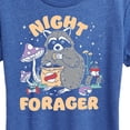 thumbnail image 3 of Instant Message - Night Forager - Women's Short Sleeve Graphic T-Shirt, 3 of 6