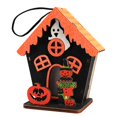 thumbnail image 1 of Decoraciones de madera de la linterna de la calabaza de Halloween para el juguete de los niños de los apoyos del terror del hogar, 1 of 5