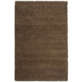 thumbnail image 4 of SAFAVIEH Harvey Solid Plush Shag Area Rug, Chocolate, 5' x 8', 4 of 5