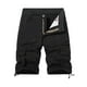 thumbnail image 2 of pstuiky Pantalones cortos para hombre, Pantalones cortos cargo casuales de moda para hombre, con bolsillos y botones, cintura elástica Pantalones cortos de baloncesto, 2 of 3