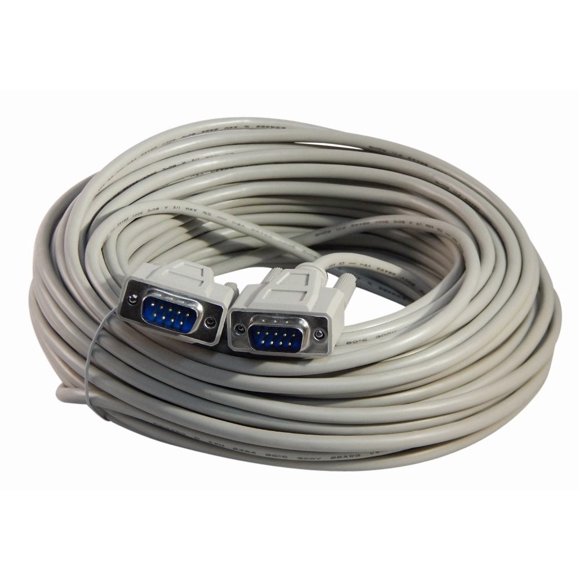 Your Cable Store 75 Foot DB9 9-Pin Serial Port Cable Male/Male RS232