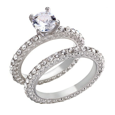 Dogtown Rat Ring - 3.2ct Princess Channel Engagement Ring Wedding Band Solid 14k White Gold