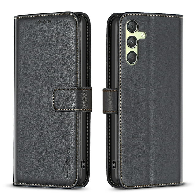 Compatible with Samsung Galaxy A25 5G Wallet Case with Card Slots Magnetic Closure Flip Folio Cover