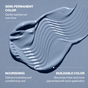Keracolor Semi Permanent Hair Dye 3 in 1 Clenditioner, Silver Blue, 12 fl oz