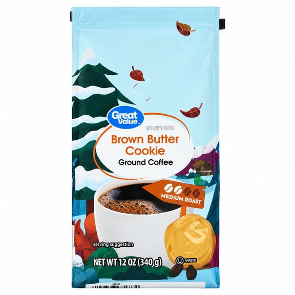 Great Value Brown Butter Cookie Ground Coffee