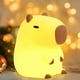 thumbnail image 1 of Luz nocturna Okayera Cute Capibara de silicona LED recargable, 1 of 7