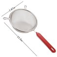 thumbnail image 2 of Coofit Double Fine Mesh Strainer Stainless Steel Wire Sieve Sifter with Plastic Handle, 2 of 10