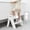 White, variant on Wooden 2 Step Stool For Bathroom Foldable 2-step Toilet Potty Stepping Kitchen Bedroom