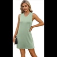thumbnail image 3 of Vestido Informal de Verano para Mujer, Color Verde, Talla M, 3 of 8