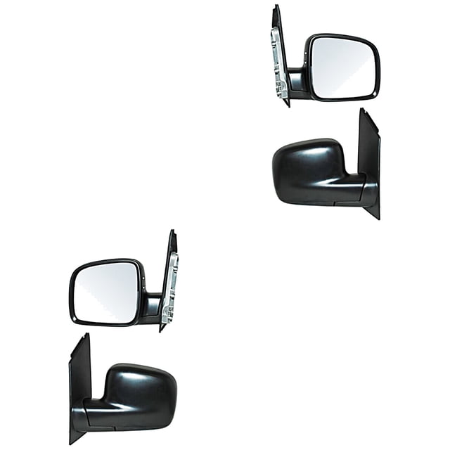 Par de Espejos Generica 2014 A 2016 Volkswagen S/Control Negro