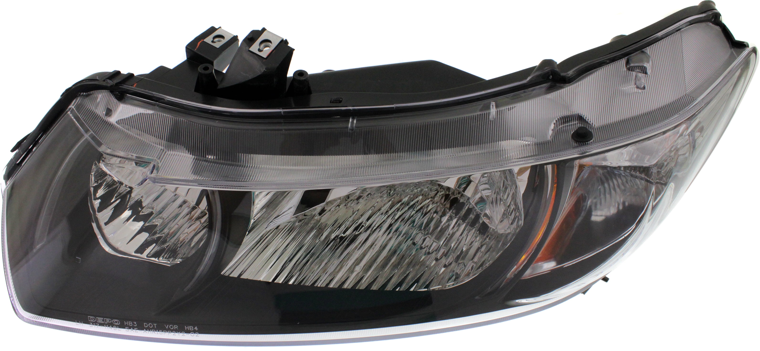 Headlight Compatible With 2010-2011 Honda Civic Left Driver Halogen