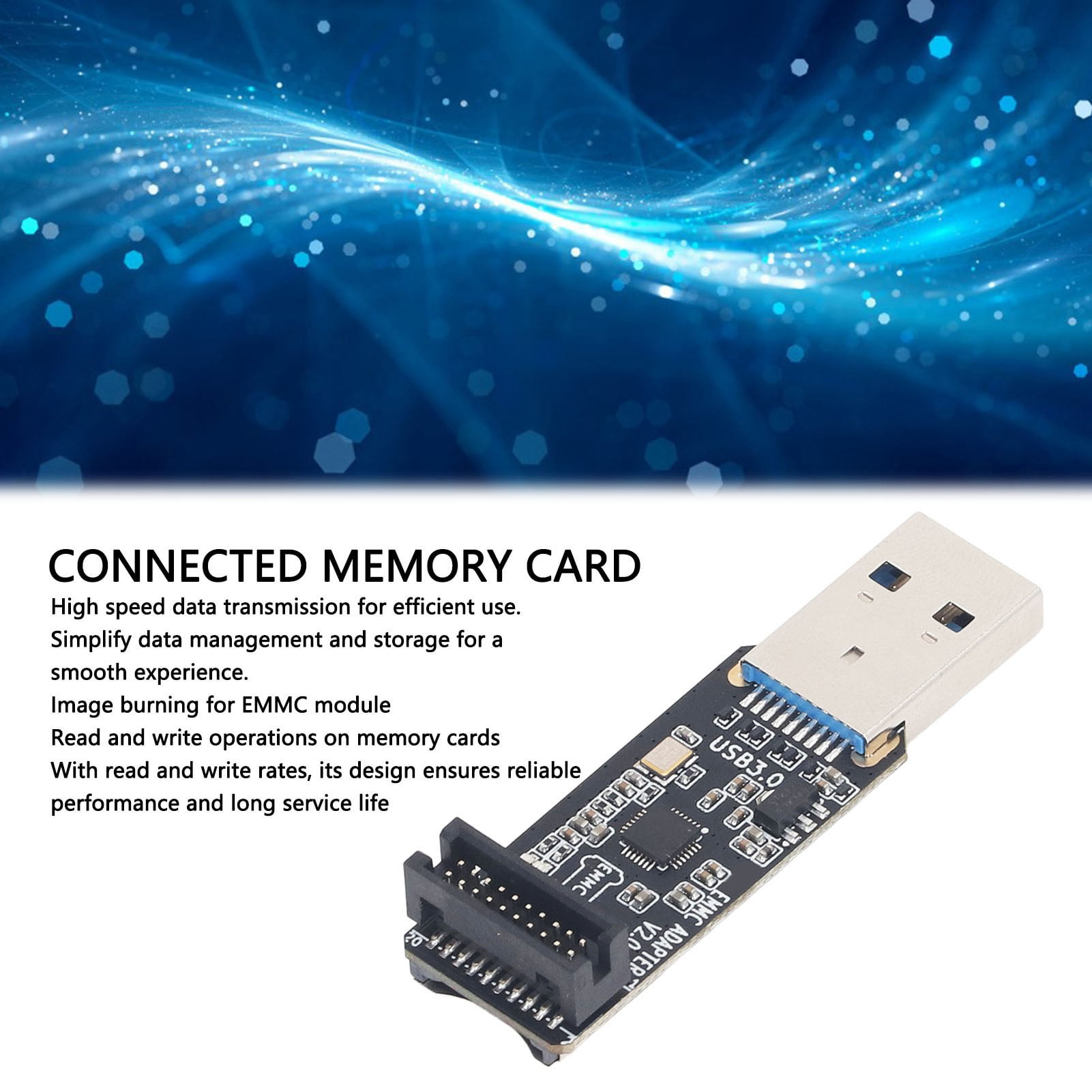 MKS EMMC USB3.0 Adapter, EMMC Adapter V2 User Friendly for