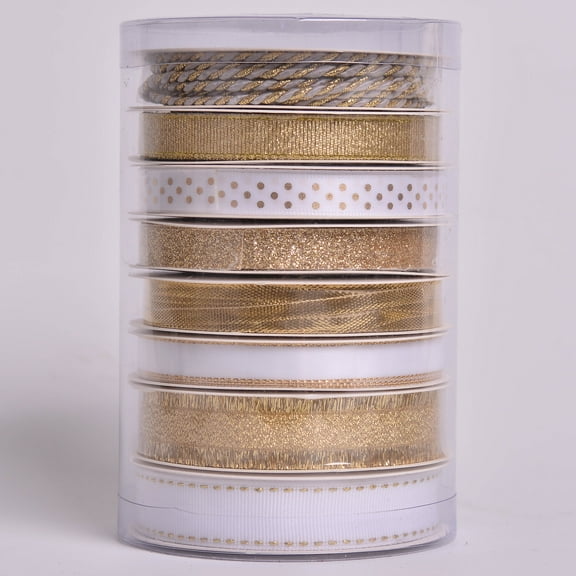 Yama Ribbon, Gold/Black Ribbon Tower, 8 Unique Ribbons, 96 feet