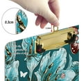 thumbnail image 3 of FMSHPON BranchSpring Flower Butterfly Clipboard Hardboard Wood Nursing Clip Board and Pull for Standard A4 Letter 13x9 inches, 3 of 7