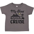 thumbnail image 3 of Inktastic My First Cruise with Cruise Ship and Palm Trees Boys or Girls Toddler T-Shirt, 3 of 5