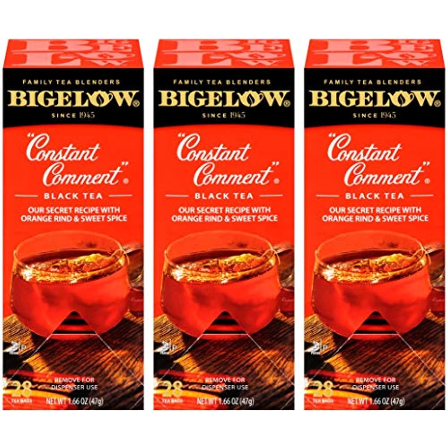 Bigelow Constant Comment Tea 28Count Box (Pack Of 3) Spiced Premium