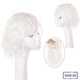 thumbnail image 4 of Fluffy Natual Black For Hair Loss Bangs Toupees High Temperature Fiber Increase Hair Volume Hair Extensions Women Corn Curly Bangs Head Top Wig Block, 4 of 5