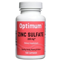 Zinc Sulfate 220 mg 100 Count Capsules | Dietary Supplement