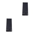 thumbnail image 4 of Naiovety Organizador de sofá de amplia aplicación y bolsa antideslizante para ahorrar espacio y fácil acceso a lo esencial Cuero negro Cuero negro 2piezas, 4 of 6