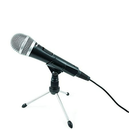 Dynamic Microphone w/ Built-In Pop Filter for Vocals & Instruments by