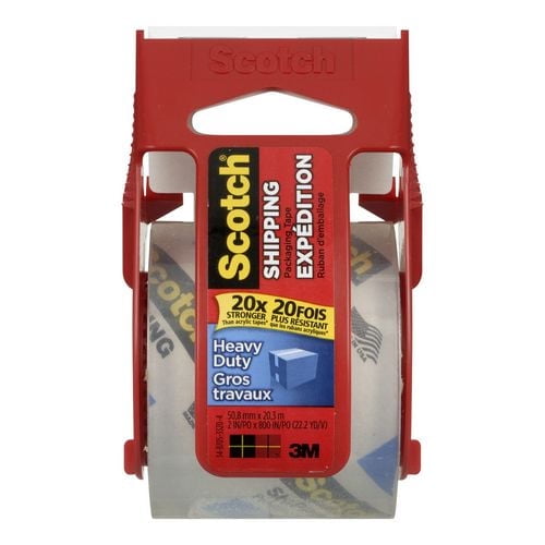 Scotch® Heavy Duty Shipping Packaging Tape with Dispenser