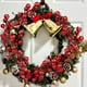 thumbnail image 4 of Venta al por mayor de bayas rojas artificiales con purpurina, tallos de bayas de acebo brillantes, ramas, adornos para árbol de Navidad, decoración para fiestas y hogar, 4 of 5