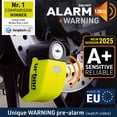 thumbnail image 2 of Candado de disco con alarma Urban UR6 120 dB, impermeable, batería reemplazable, 2 of 8