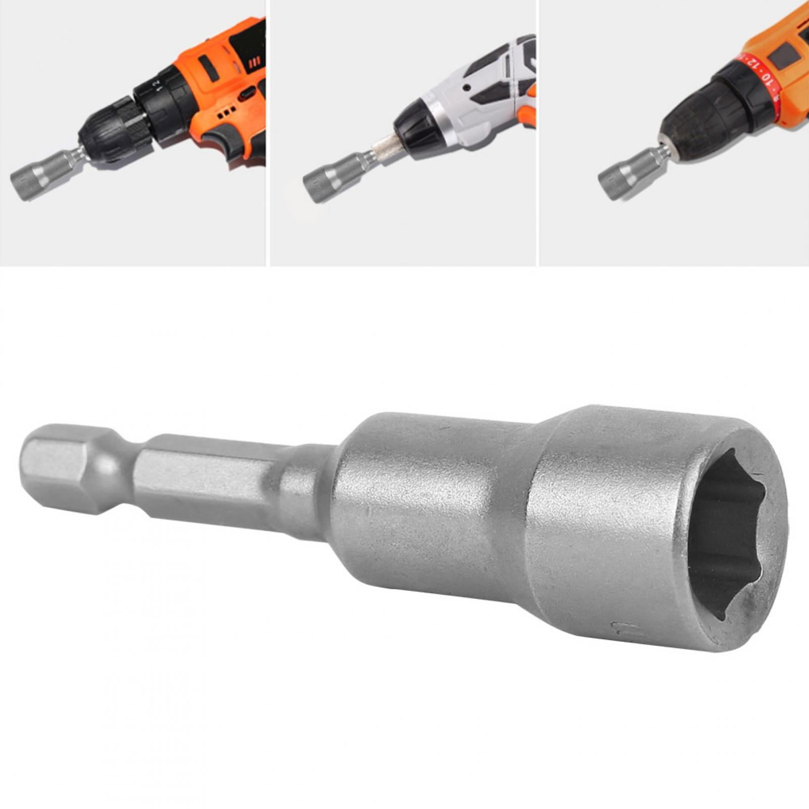 TONGJIANG Practical 5Pcs 11mm Magnetic Hex Socket Tool Steel Electric Screwdriver Magnetic Drill Bit Adapter Perfect Small Tool 