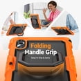 thumbnail image 2 of Case for Lenovo Tab M11 2023 TB-330FU/Xiaoxin Pad 2024 11 inch TB-331FC, 360 Rotating Stand Handle Shoulder Strap Heavy Duty Shockproof Cover, Orange, 2 of 7