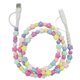 thumbnail image 2 of Methold Cables de carga rápida USB C con cuentas de colores para mujeres amantes del estilo. Cable anti-USB 4 en 1. Teléfono y Comunicación tipo+3 1 metro, 2 of 6