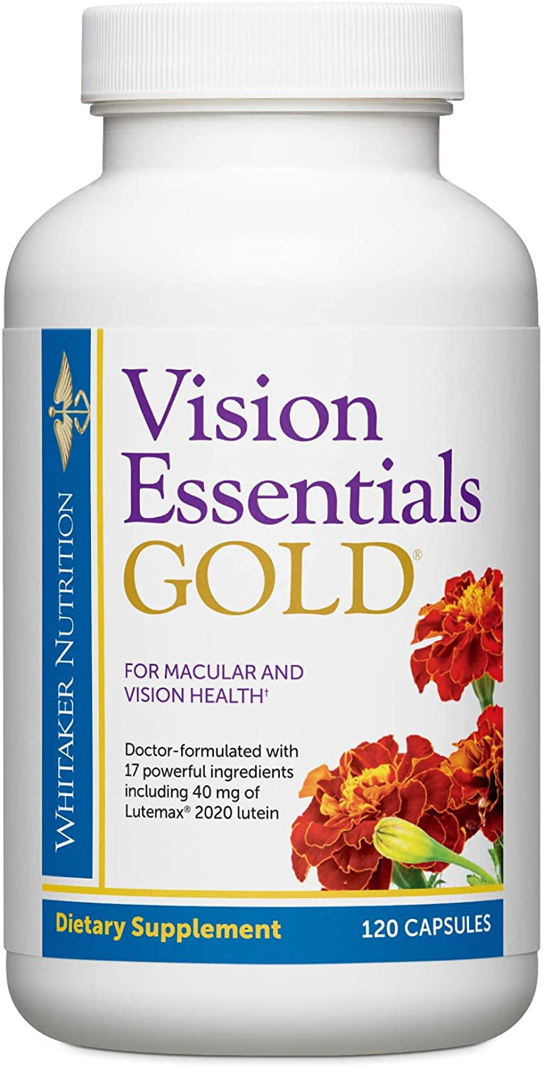 Dr. Whitaker's Vision Essentials Gold Eye Health Supplement with 40