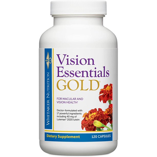 Dr. Whitaker's Vision Essentials Gold Eye Health Supplement with 40