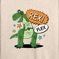 thumbnail image 3 of Toy Story - Rex Flex - Women's Lightweight French Terry Long Sleeve Shirt, 3 of 5