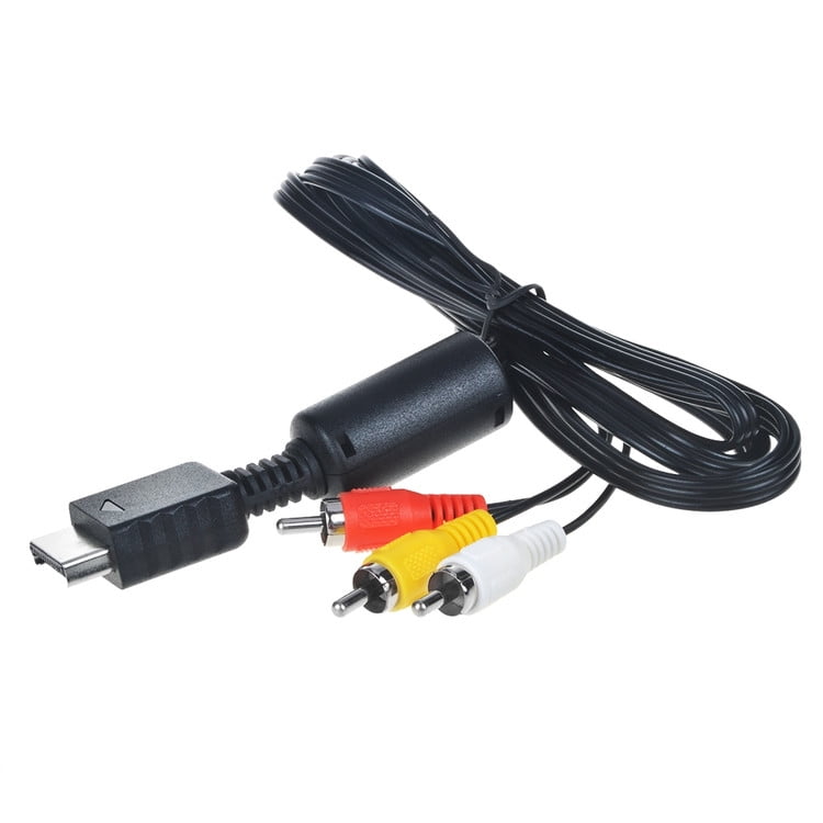 Fast Sun New Slim PlayStation PS1 PS2 PS3 AV Audio Video Cable Cord RCA A//V 6Z