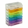 thumbnail image 1 of Weekly Pill Organizer 4 Times a Day, Large Travel Vitamin Pill Box, Daily Supplement Organizer Pill Container Dispenser Big Medication Case, 1 of 15