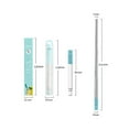 thumbnail image 2 of Yucurem 304 Stainless Steel Folding Straw Food-grade Drinking Straws for Home Camping Kitchen Utensils (A), 2 of 9