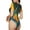 Mango In The Rain, variant on Mango In The Rain Womens One Piece Swimsuits Modest Tummy Control Bathing Suits Lace Up Slimming Swim Suit-Medium