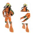 thumbnail image 7 of FRCOLOR Fish Tank Resin Diver, Orange Aquarium Adornment for Seawater and Freshwater Environments, 7 of 7