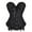 Black, variant on Fesfesfes Women's Court Corset Gothic Body Shaper Underwear Lace Splicing Bodysuit Shapeware or