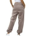 thumbnail image 3 of AherBiu Womens Sweatpants Cinch Bottom Joggers Pants Elastic High Waisted Athletic Trousers with Pockets, 3 of 6