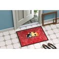 thumbnail image 4 of Carolines Treasures 8869MAT Lady Bug sur Tapis Rouge Intérieur Ou Extérieur - 18 x 27 Po., 4 of 4
