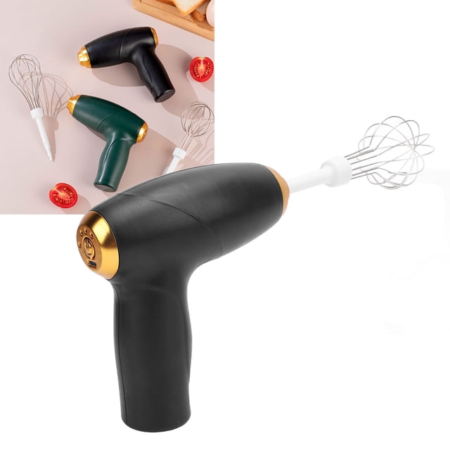 Electric Hand Whisk Portable Egg Beater USB Rechargeable Hand Held Food Mixer Electric Whisk Egg Beater for Mixing Baking Cooking