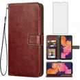 thumbnail image 1 of Mobile Phone Cover for Samsung A10, Cover Premium Pu Leather Tpu Flip Cover Magnetic Closure Card Compartment Stand Function Wallet with Lanyard Protective Cover, 1 of 7