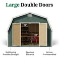 thumbnail image 4 of Little Cottage Co. 12x16 Classic Gambrel Barn with 4 ft. Sidewalls, Outdoor Wood Storage Shed Do-It-Yourself Precut Kit, 4 of 13