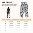 thumbnail image 3 of Disketp Black White Halloween for Women's Pajama Pants - Ultra Soft Fleece Sleep and Lounge Pants (Size: S-3XL)-X-Large, 3 of 6