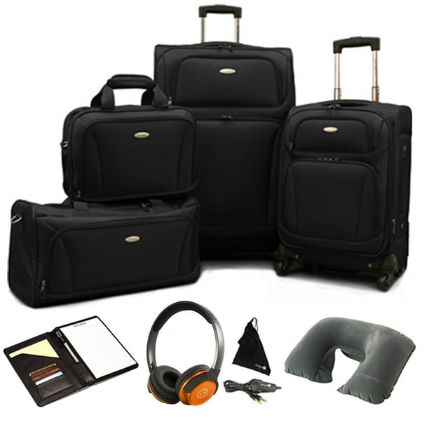 Samsonite Samsonite 4Piece Lightweight Spinner Luggage Set (Black