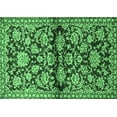 thumbnail image 1 of Ahgly Company Indoor Rectangle Persian Emerald Green Traditional Area Rugs, 4' x 6', 1 of 4