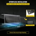 thumbnail image 4 of BENTISM Crawl Space Flood Vent 8" Height x 16" Width x 2" Depth Foundation Flood Vent to Reduce Foundation Damage and Flood Risk, Black, Wall Mounted, for Crawl Spaces, Garages, 4 of 9